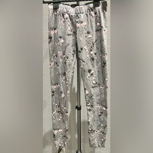 Crazy 8 girls leggings, size L (10/12), grey glitter